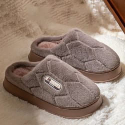 cozystride non-slip winter house slippers for men and women in big sizes