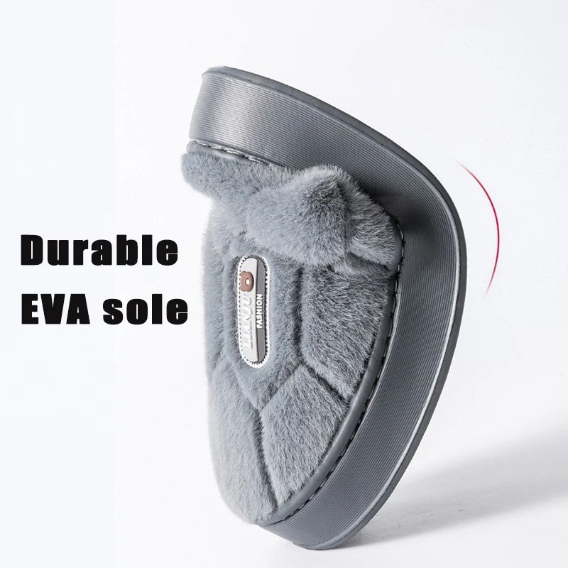 CozyStride NonSlip Winter House Slippers For Men And Women In Big Sizes 4