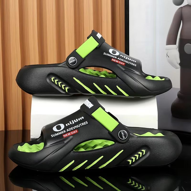 AeroFlex Mens EVA Platform Slides Comfortable Summer Softsoled Sandals 1