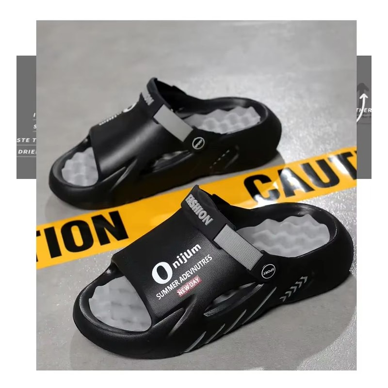 AeroFlex Mens EVA Platform Slides Comfortable Summer Softsoled Sandals 8