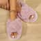 FuzzWave Womens CrossBand Furry Slides Plush EVA Light Slippers 3
