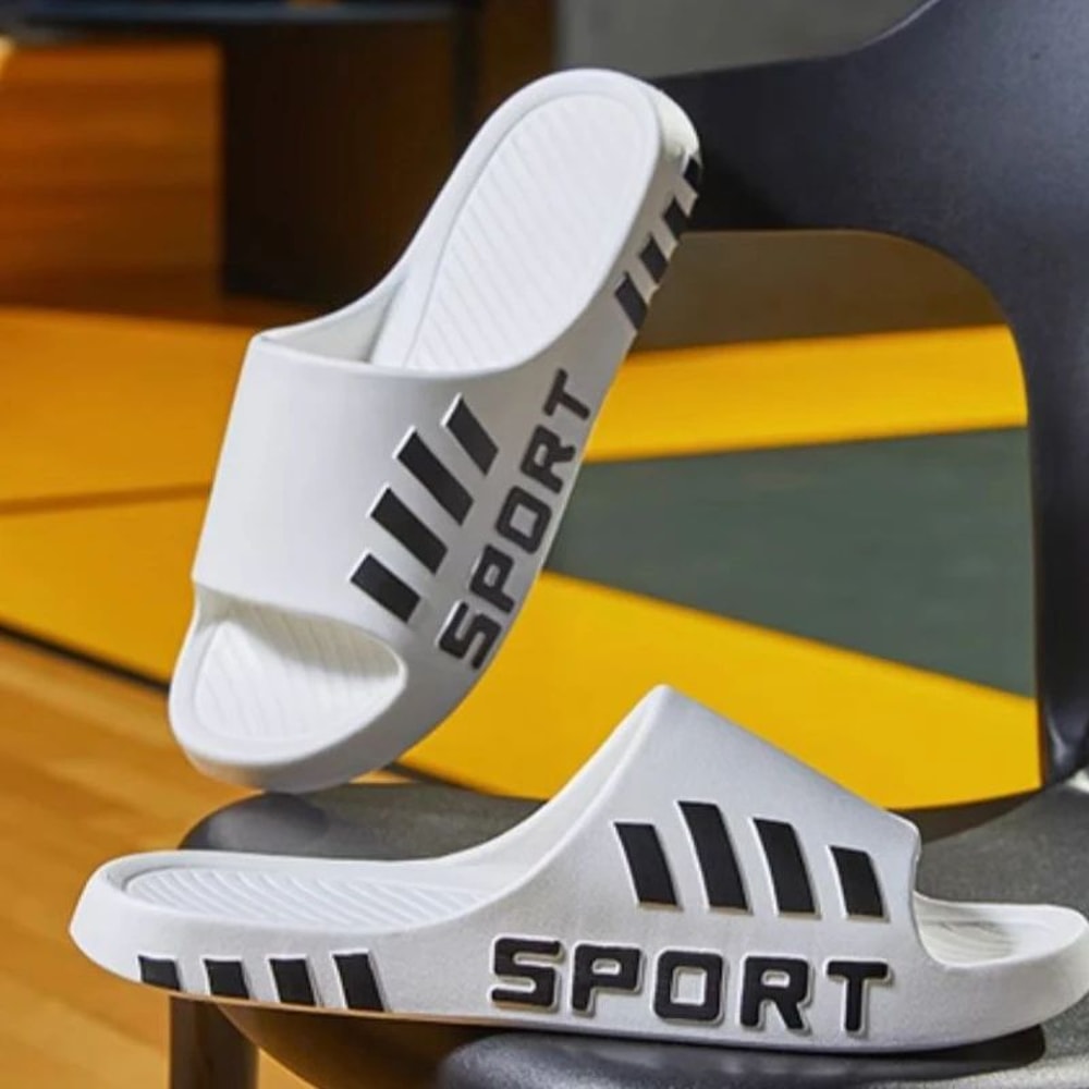 WaveStride Mens Summer NonSlip Thick Sole Indoor Outdoor EVA Sandals 4