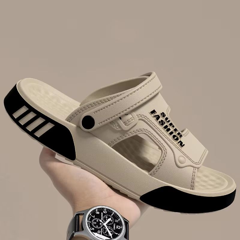 EverStride Mens EVA SoftSole Platform Slides Summer Indoor Outdoor Sandals 7