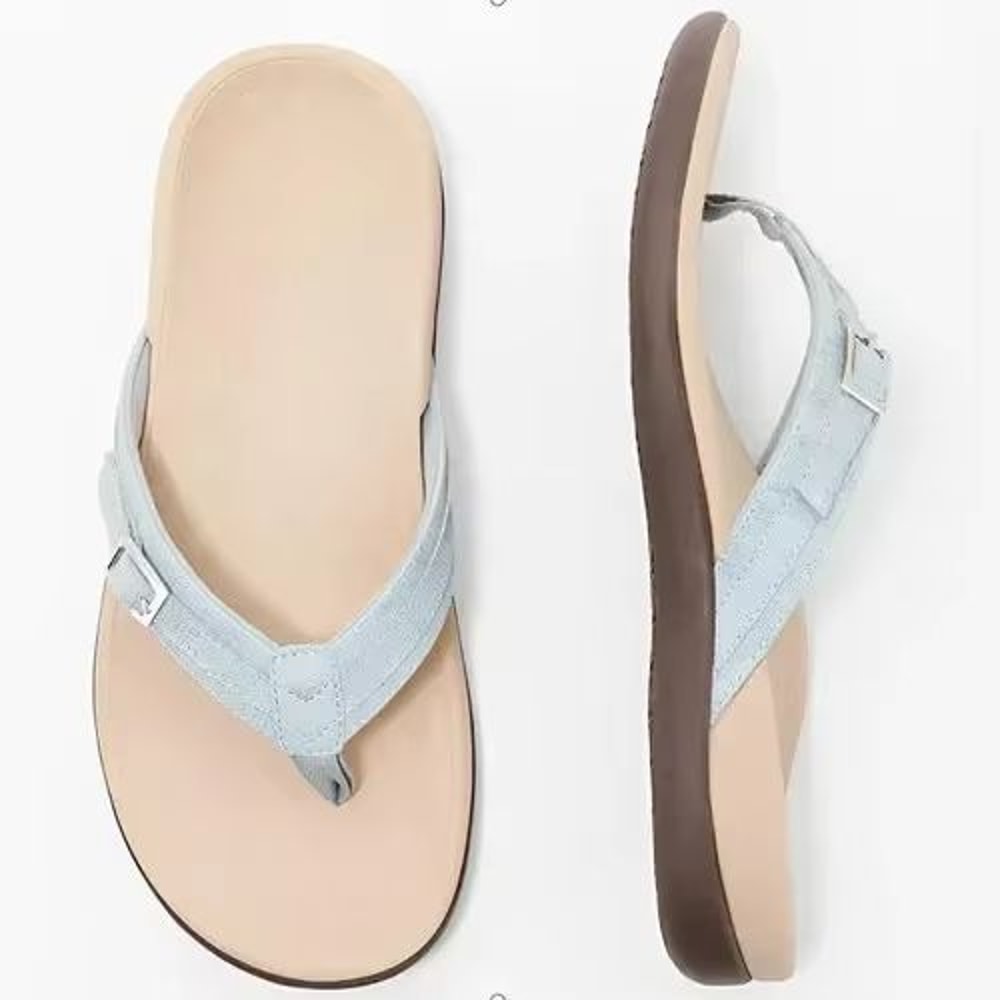 OrthoEase Customizable 2025 UZZDSS Summer Orthopedic Sandals Womens Slippers Casual Home Slides 7