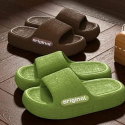 cloudwave thick platform eva women's summer non-slip beach flip flops – soft sole cloud slippers