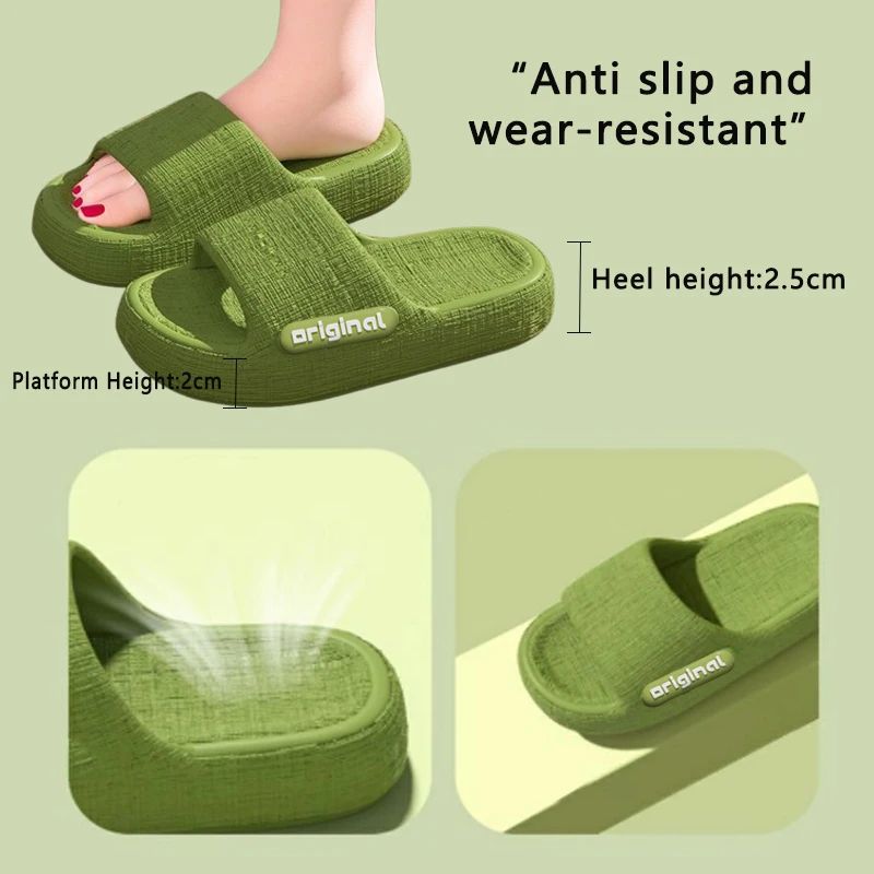 CloudWave Thick Platform EVA Womens Summer NonSlip Beach Flip Flops Soft Sole Cloud Slippers 2