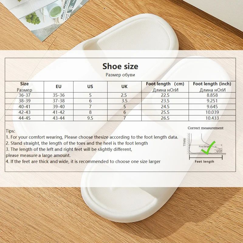 CloudStep Womens Lightweight Platform EVA Flip Flops NonSlip Summer Slides 5