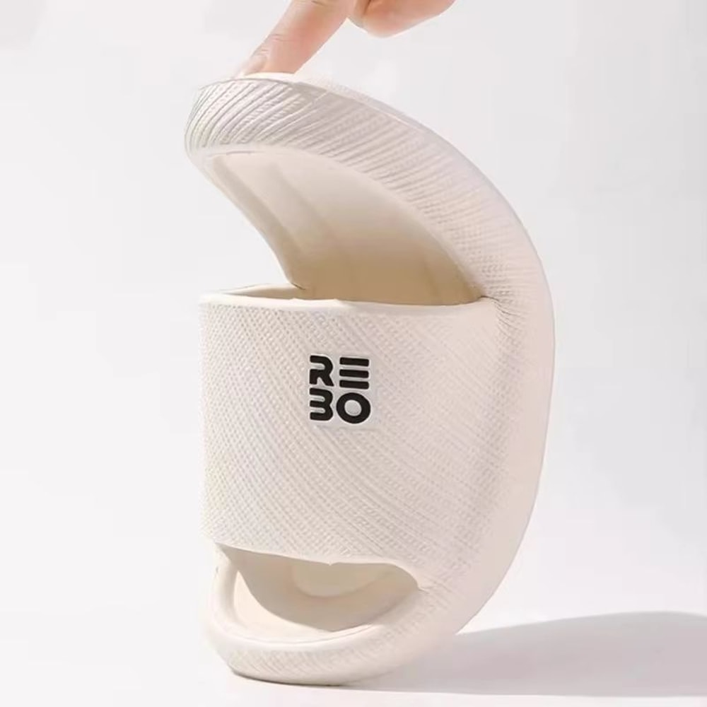 WaveLite Mens Summer Fashion Slippers Comfortable Flat Sandals NonSlip Indoor Outdoor Slides 3