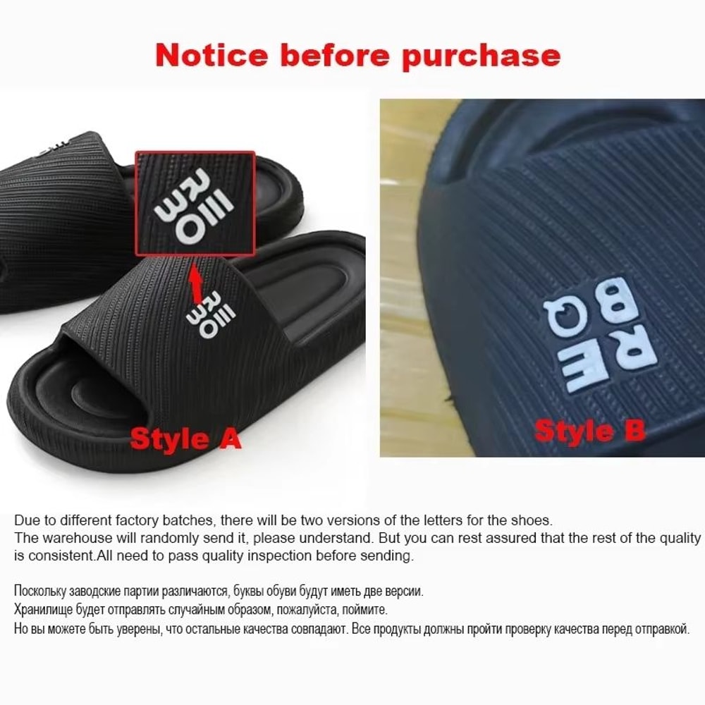 WaveLite Mens Summer Fashion Slippers Comfortable Flat Sandals NonSlip Indoor Outdoor Slides 5
