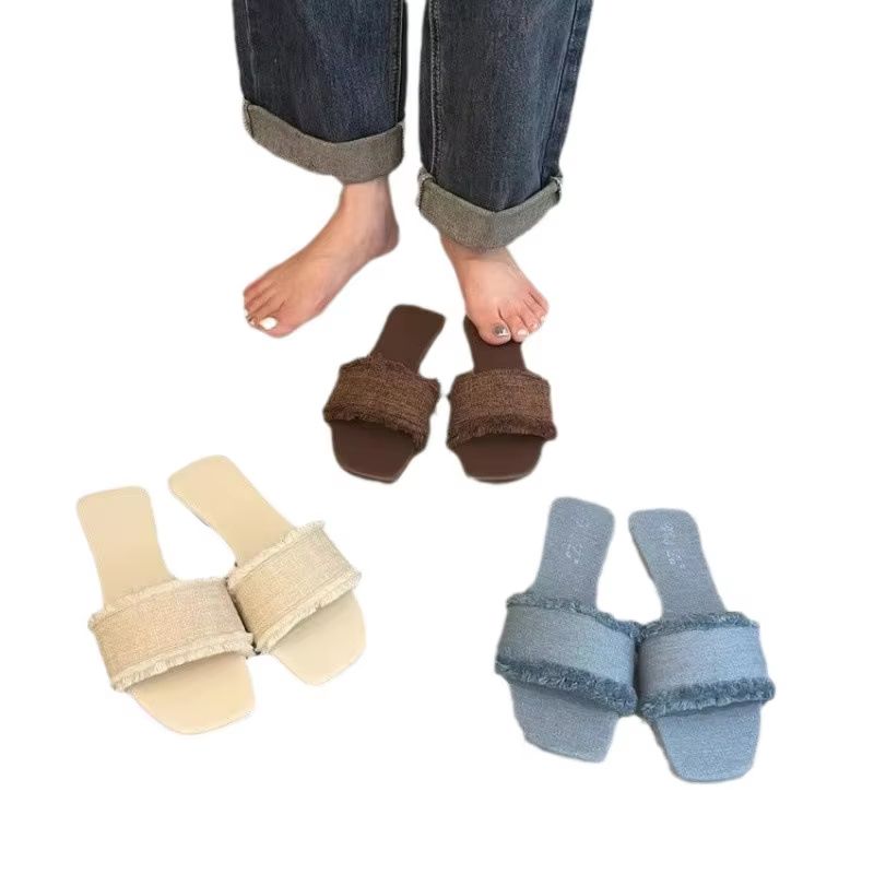 SolEase Open Toe Summer Slides For Women 5