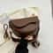 Vintage Chic PU Leather Crossbody Saddle Bag For Women 6
