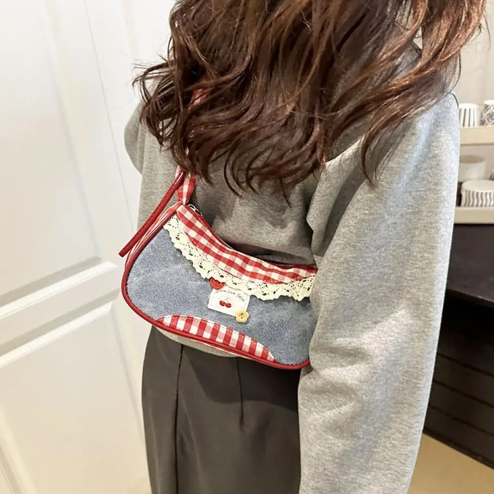 PlaidChic Korean Style Crossbody Shoulder Bag For Women 2