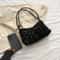 Black Spice Glitter Underarm Crossbody Shoulder Bag For Women 2