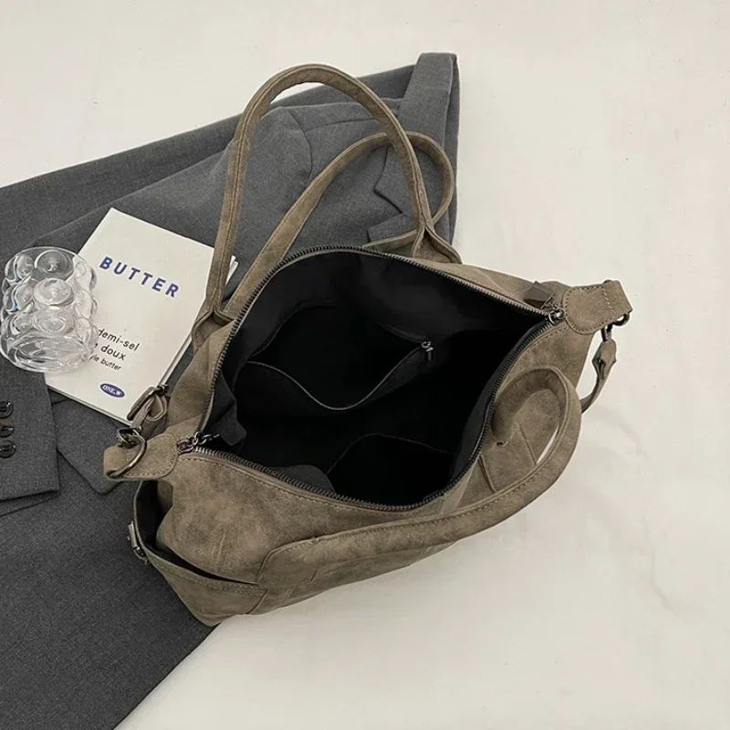 VintageEase PU Leather Shoulder Bag For Women 2025 Korean Fashion 4