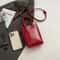 KClassic PU Leather Mini Crossbody Bag For Women Korean Style Retro Shoulder Purse 0