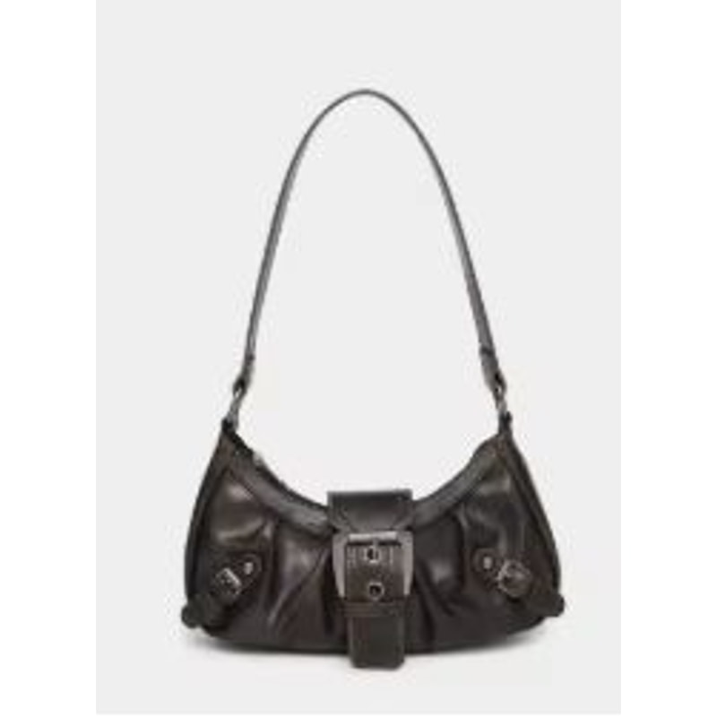 RetroWave Pleated Rivet Shoulder Bag For Women Y2K Underarm Fashion Tote 6