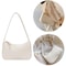 VintageCharm PU Leather Forearm Bag For Women Bow Accent Outdoor Handbag 0