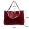UrbanEase Large PU Leather Tote Shoulder Bag For Women Stylish Underarm Crossbody Carry 5