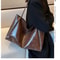 UrbanEase Large PU Leather Tote Shoulder Bag For Women Stylish Underarm Crossbody Carry 7