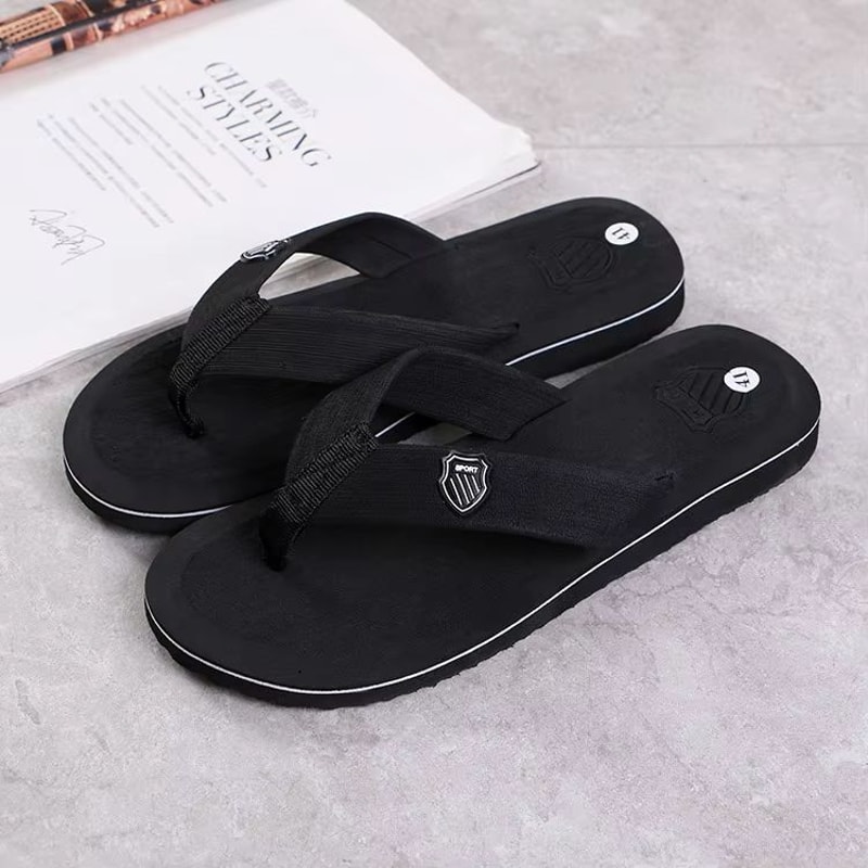 OceanStride Mens NonSlip Flip Flops Casual Beach And House Sandals 6