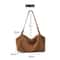 UrbanClassic Genuine Cowhide Suede Shoulder Bag For Women Soft Leather Crossbody Handbag 3