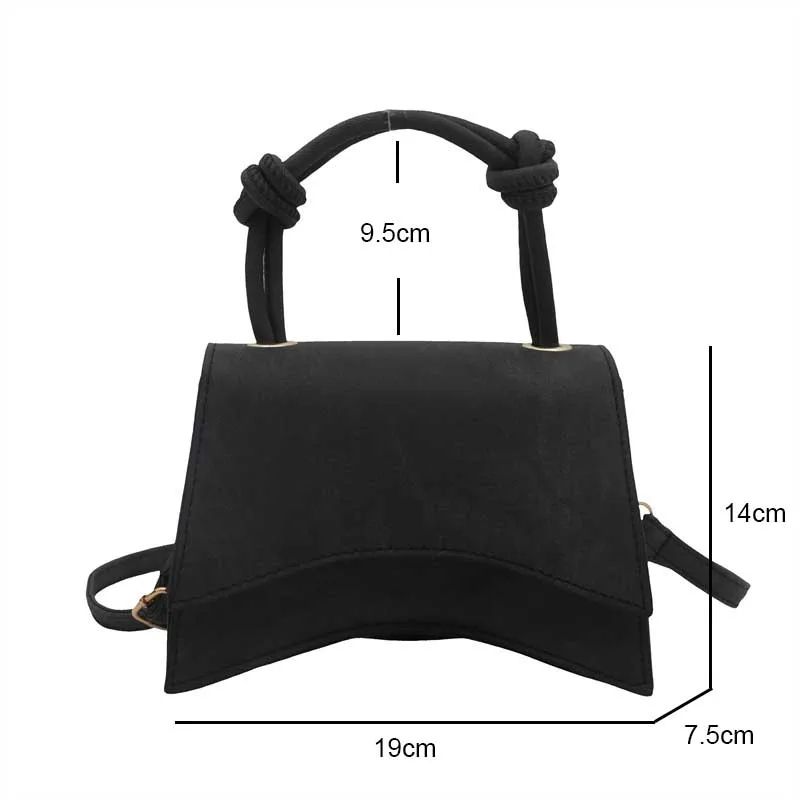 Minimalist Small Square Crossbody Bag For Women Pure Color Casual Shoulder Purse For Autumn 5