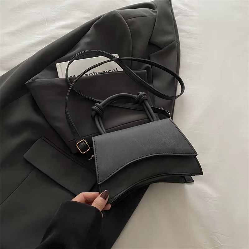 Minimalist Small Square Crossbody Bag For Women Pure Color Casual Shoulder Purse For Autumn 6