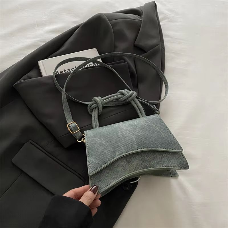 Minimalist Small Square Crossbody Bag For Women Pure Color Casual Shoulder Purse For Autumn 8