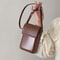 Mini PU Leather Flap Crossbody Bag For Women Simple Solid Everyday Shoulder Purse 10