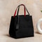 CHCH Large Black Knitted Tote Bag 1063x787x1102in Lightweight Shopping Carryall 2