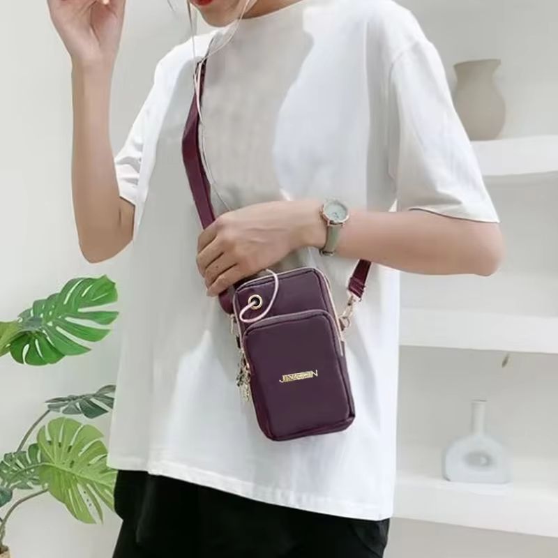 Mini Vertical Crossbody Phone Pouch And Wrist Wallet For Women Practical Everyday Bag 0