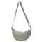 Solid Color Half Moon Chest Bag Large Capacity Unisex Crossbody Travel Sling 8