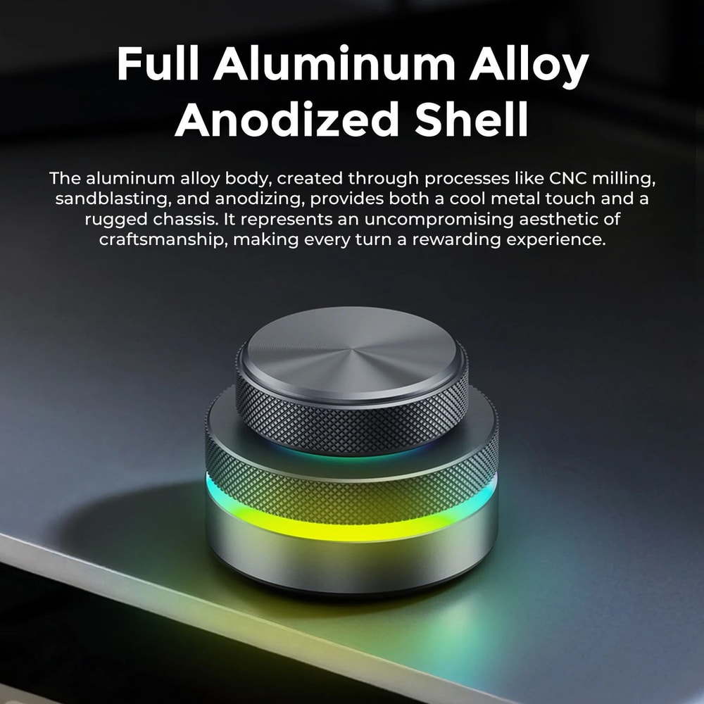 ProControl DualLayer RGB Wireless Custom Keyboard With Volume Knob 3