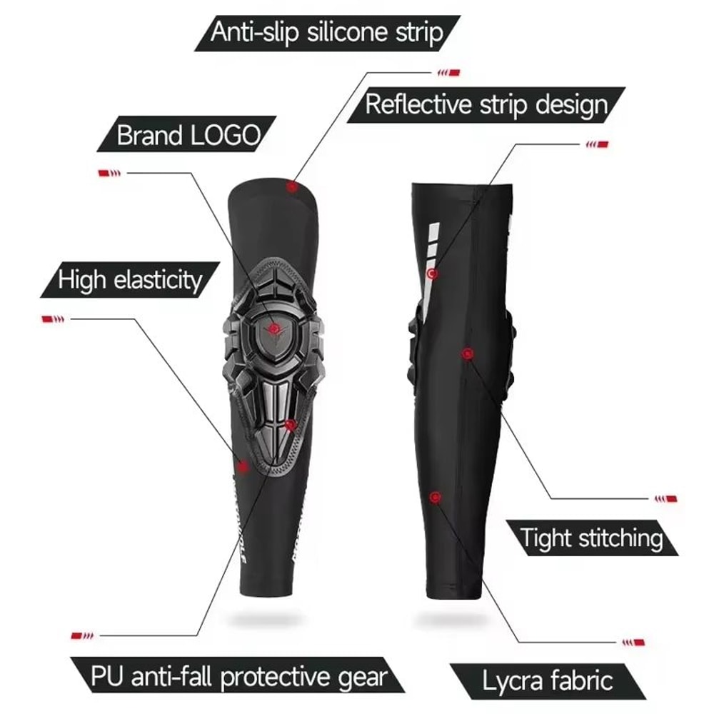 MOTOWOLF Breathable Arm Guard Elbow Pads For Motorcycle And MTB Riding 2