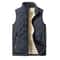 EverWarm Mens Autumn Winter Cotton Vest Jacket With Standing Collar 4