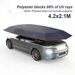 autoshield foldable waterproof car umbrella & portable carport shelter