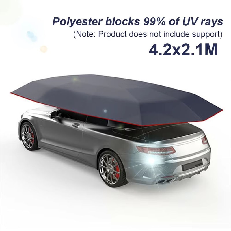 AutoShield Foldable Waterproof Car Umbrella Portable Carport Shelter 0