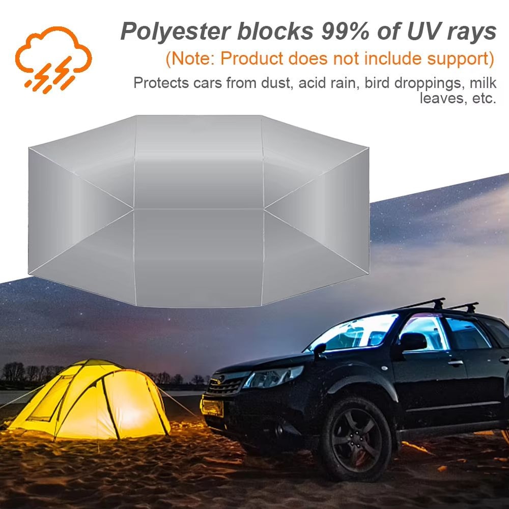 AutoShield Foldable Waterproof Car Umbrella Portable Carport Shelter 2