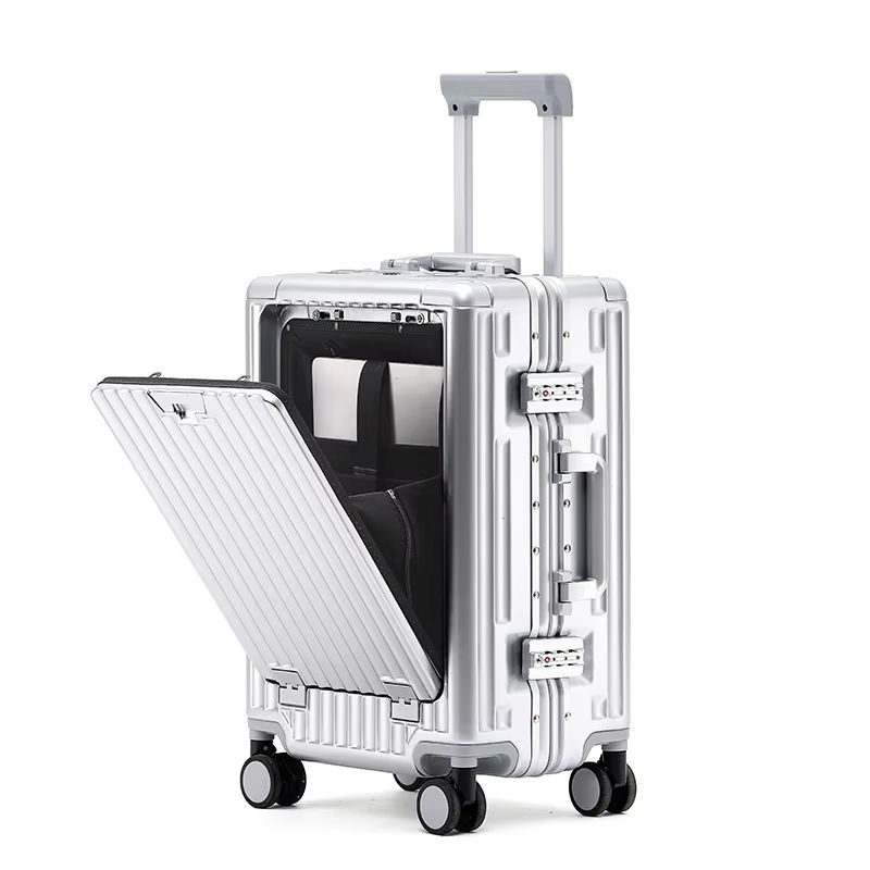 SkyBoard 20Inch Aluminum Frame Smart CarryOn Trolley Suitcase 0