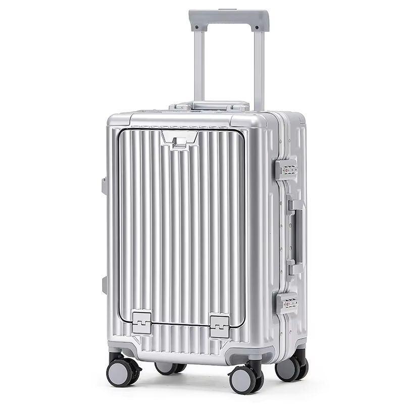 SkyBoard 20Inch Aluminum Frame Smart CarryOn Trolley Suitcase 3