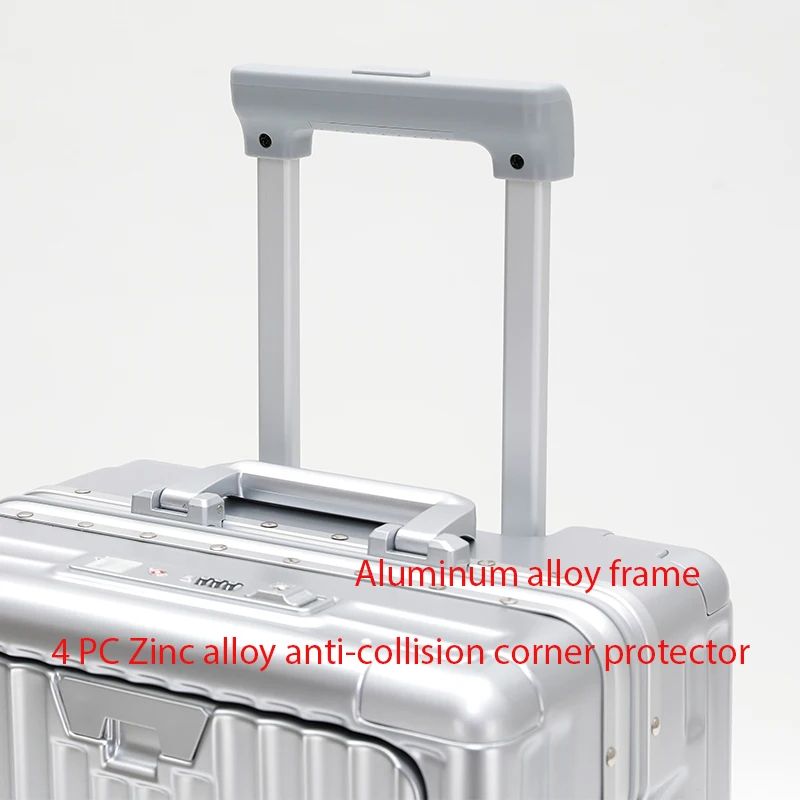 SkyBoard 20Inch Aluminum Frame Smart CarryOn Trolley Suitcase 5