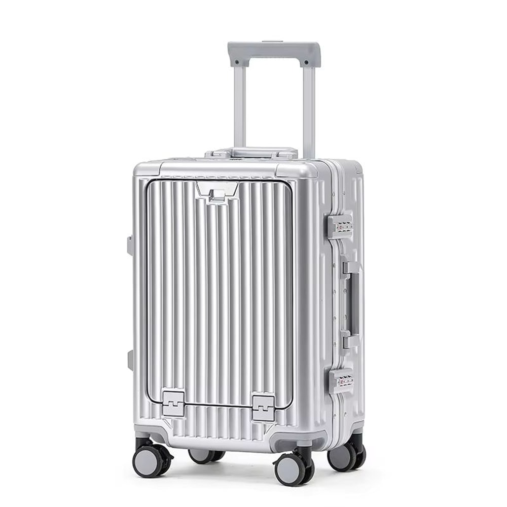 SkyBoard 20Inch Aluminum Frame Smart CarryOn Trolley Suitcase 6