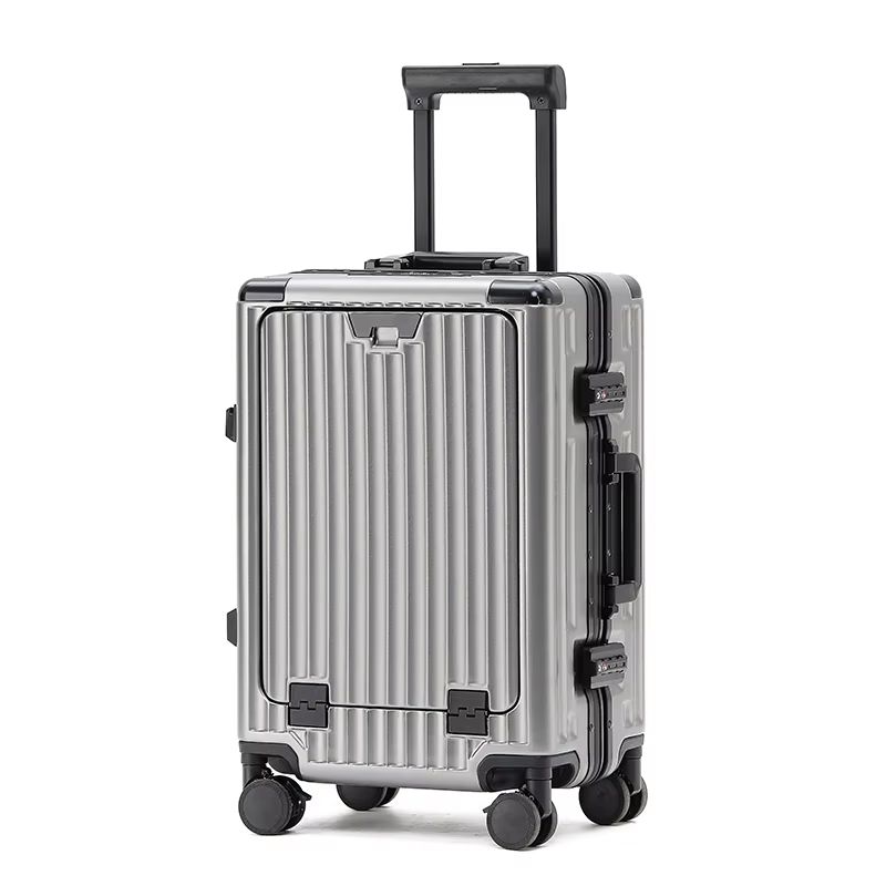 SkyBoard 20Inch Aluminum Frame Smart CarryOn Trolley Suitcase 8