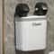 PressType Wall Mounted Trash Can 1216L With Lid For Bathroom And Kitchen 4