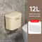 PressType Wall Mounted Trash Can 1216L With Lid For Bathroom And Kitchen 7