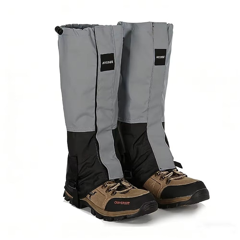 Waterproof Outdoor Gaiters Leg Covers For Hiking Climbing Camping Travel 11