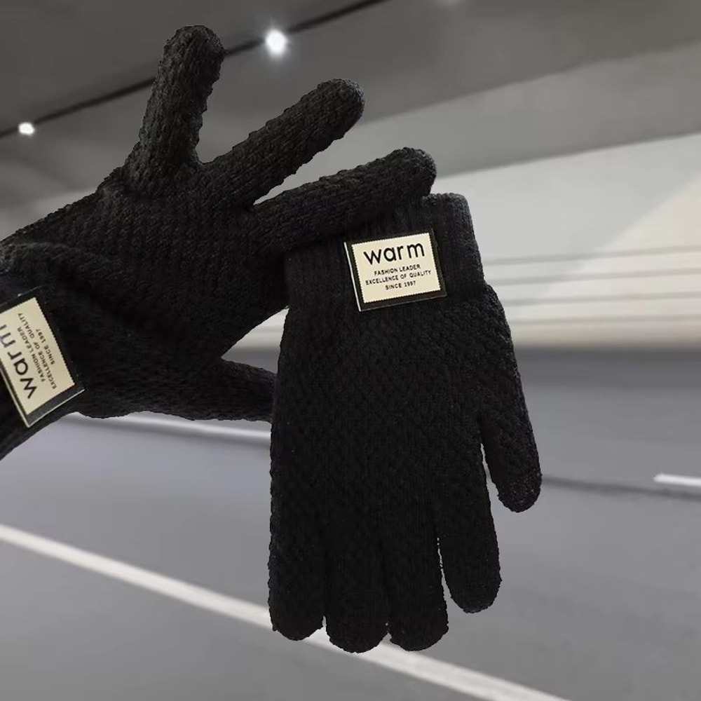 Warm FleeceLined Touchscreen Cotton Winter Gloves For Men Women Cycling Outdoor Use 7