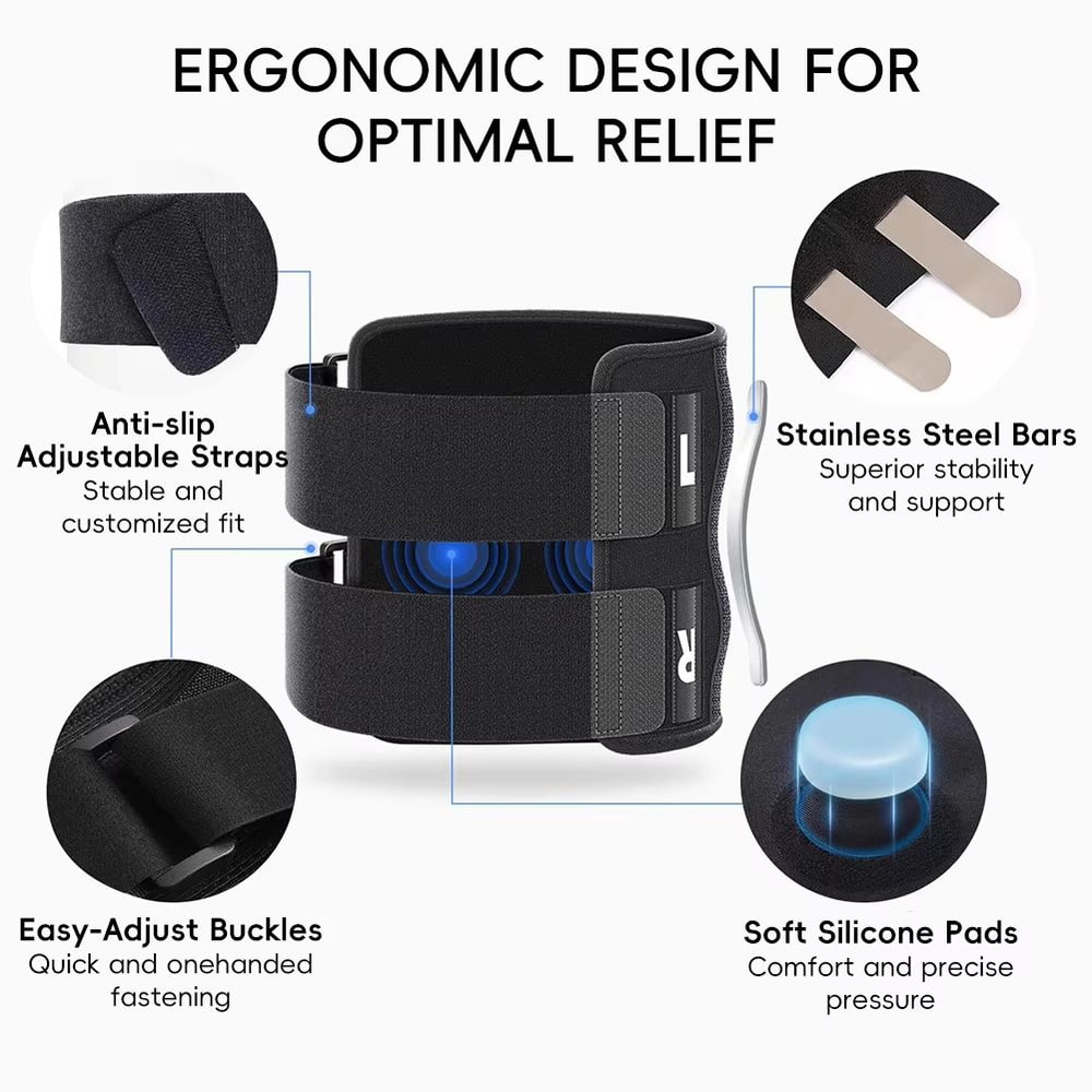 Adjustable Sciatica Pain Relief Brace With Dual Pressure Pads Targeted Compression 4