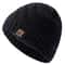 Unisex Plush Fur Lined Knitted Winter Beanie Hat For Men And Women 8