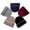 Unisex Plush Fleece Lined Knitted Winter Beanie Hat For Outdoor Cold Weather 5